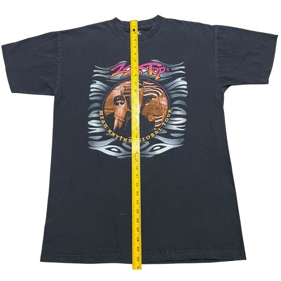 Vintage RARE Giant ZZ Top’s Mean Rhythm Global Tour 1997 T-Shirt Tee - L - Picture 8 of 9